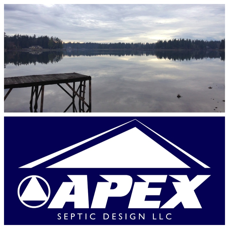 A new septic design on Lake Tapps, by Apex Septic Design, LLC