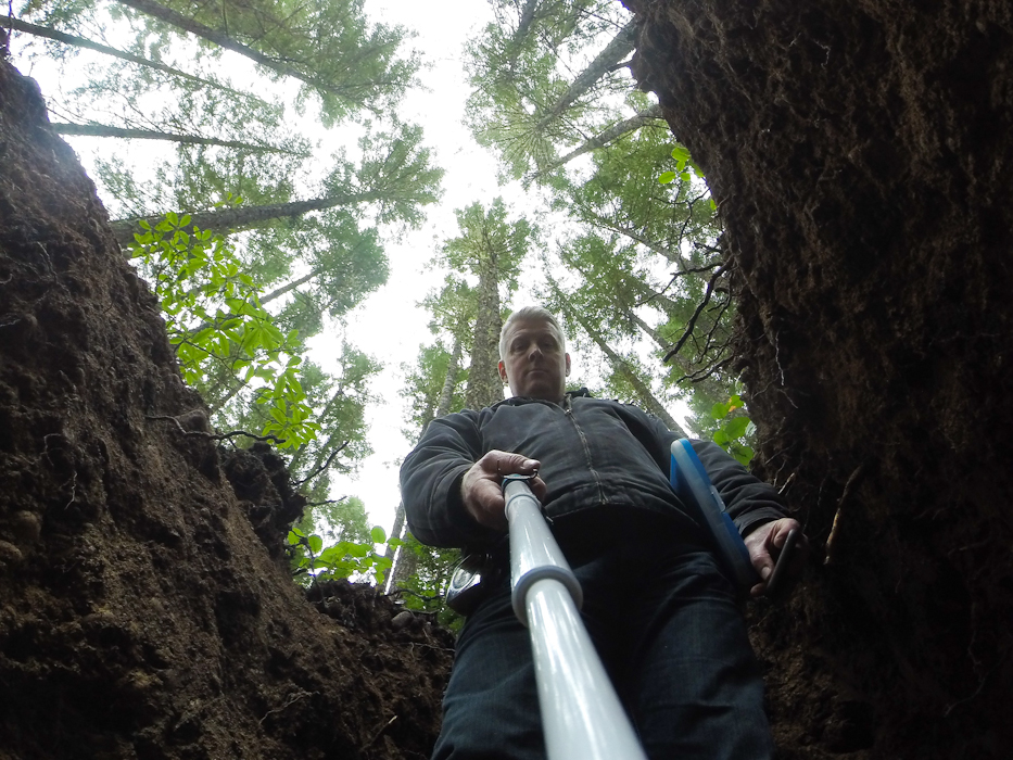 Your septic designer hard at work